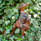 Hanging Orangutan Garden Sculpture