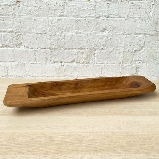 Teak Root Canoe Boat Bowl