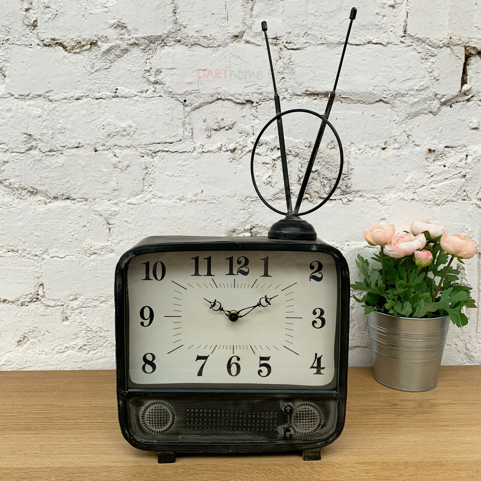 Retro TV Mantel Clock