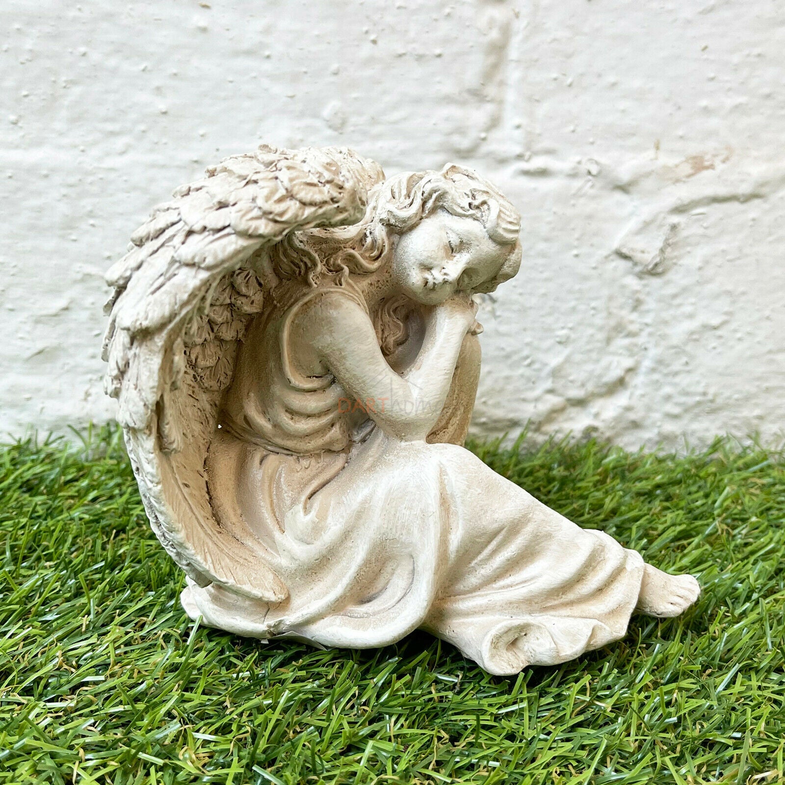 White Pocket Angel Figurine