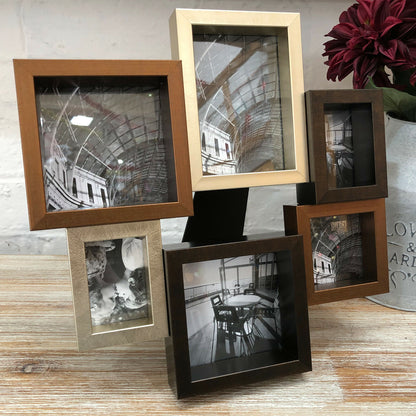 Metallic Collage Multi Photo Frame