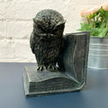 Bronze Effect Resin Owl Heavy Bookend