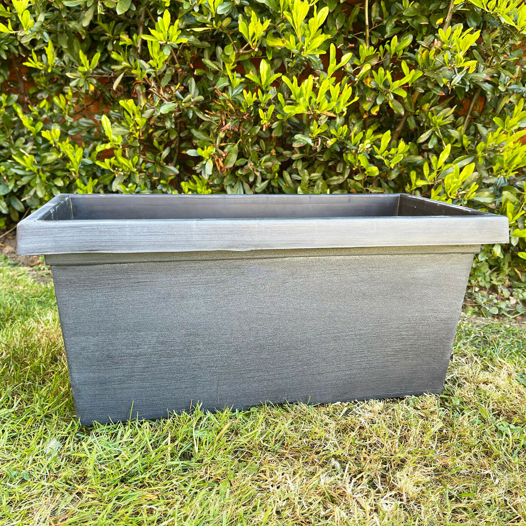 Large Tuscany Black Window Box