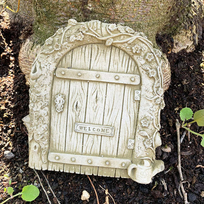 Stone Fairy Door Wall Plaque G