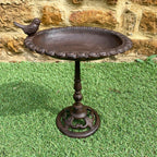 Cast Iron Bird Feeder On Stand