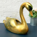 Resin Gold Swan Figurine