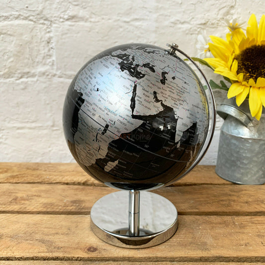 Black And Silver Globe