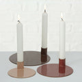 Metallic-Pink-Kerzenhalter im 3er-Set