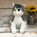 Soft Husky Dog Doorstop