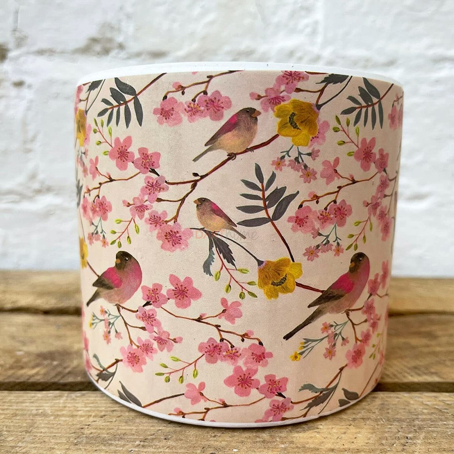 Ceramic Cherry Blossom Plant Pot Holder