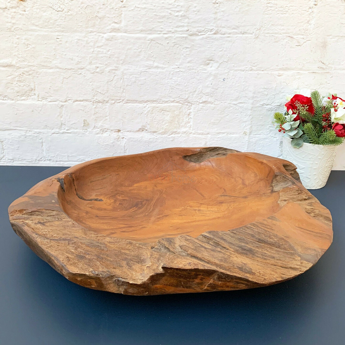 Teak Root Wood Decorative Bowl 60cm