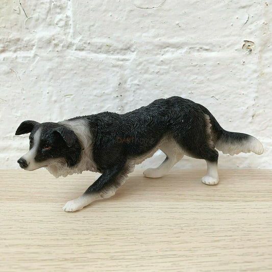 Crouching Sheepdog Figurine