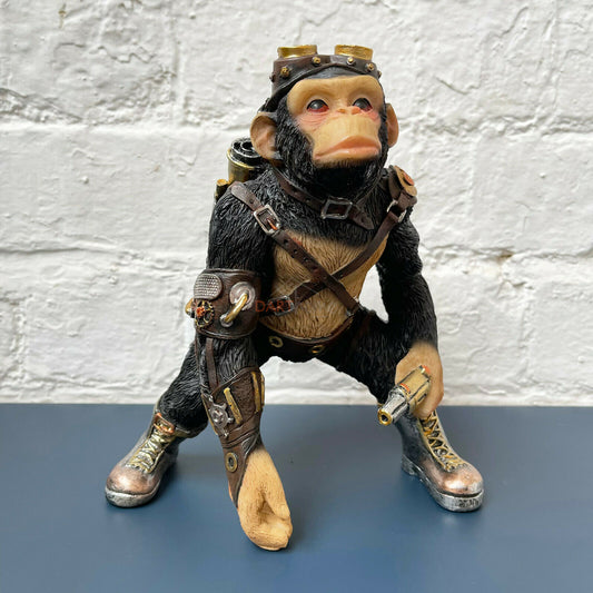 Steampunk Jetpack Monkey Ornament