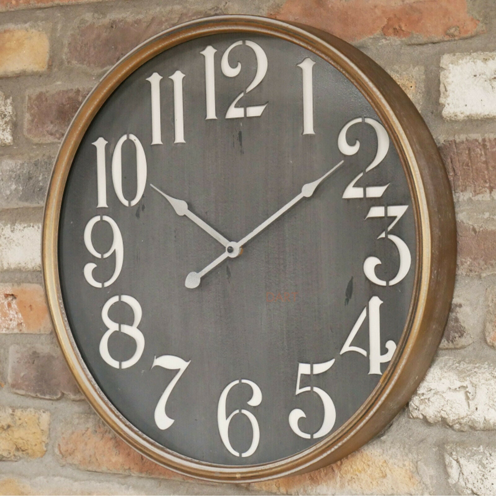 Industrial Metal Wall Clock 48cm – Darthome Limited
