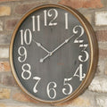 Industrial Metal Wall Clock 48cm