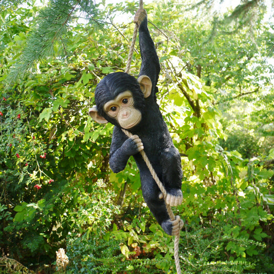 Hängendes Affen-Ornament aus kletterndem Kunstharz