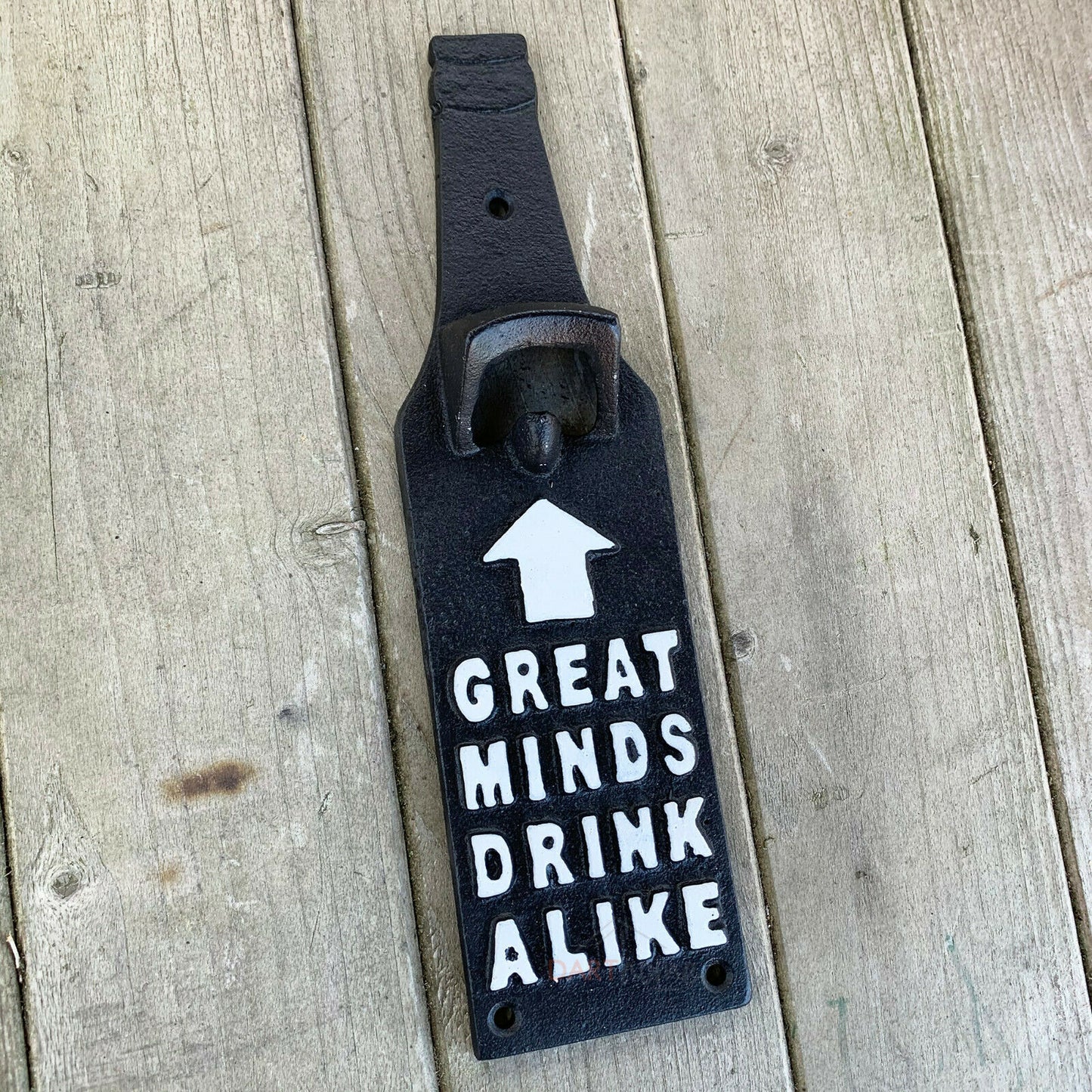 Cast Iron Great Minds Drink Alike Bottle Opener