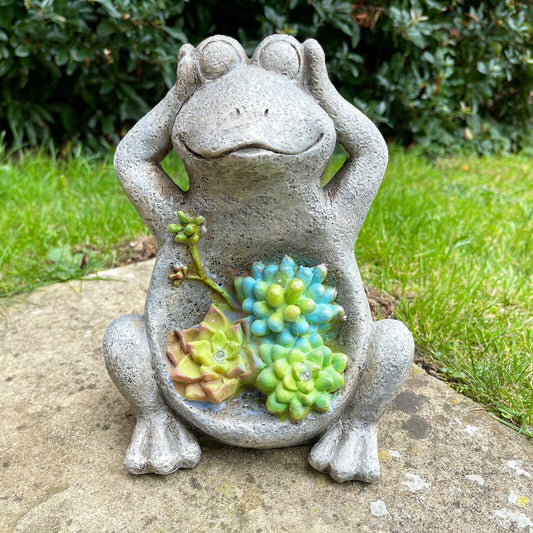 Solar Frog Garden Ornament