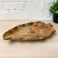 Teak Root Flat Leaf Bowl