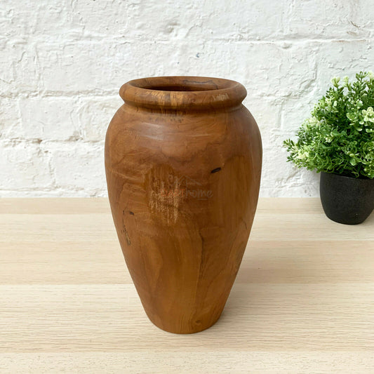 Teak Root Vase 24cm