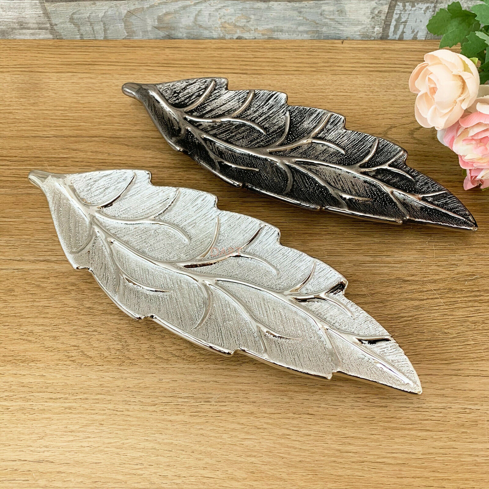 Ceramic Leaf Home Decorative Display Plates 30cm