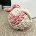Pink Rope Knot Door Stop