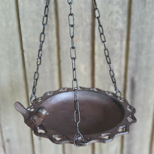 Cast Iron Hanging Bird Feeder