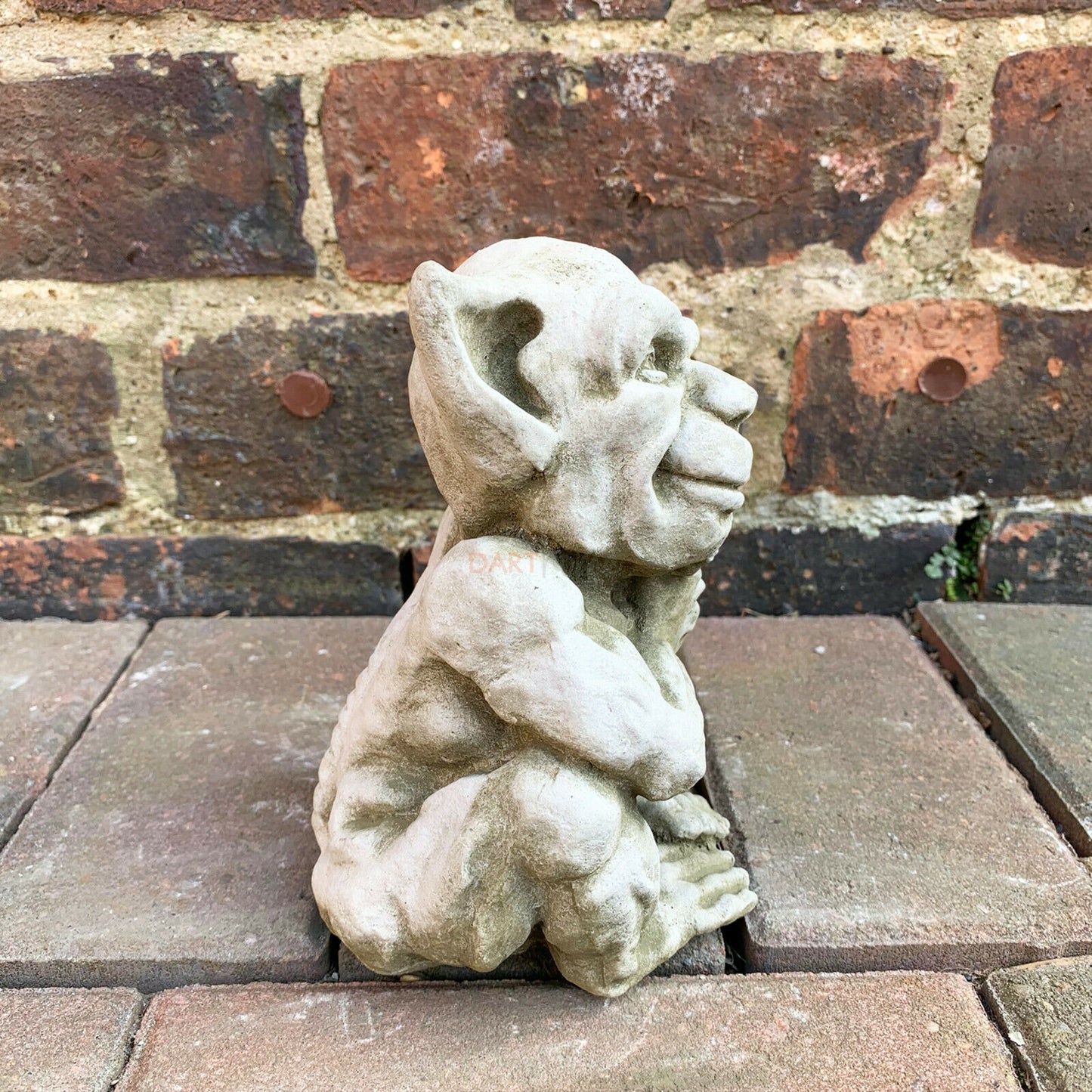 Stone Goblin Sprite Garden Sculpture