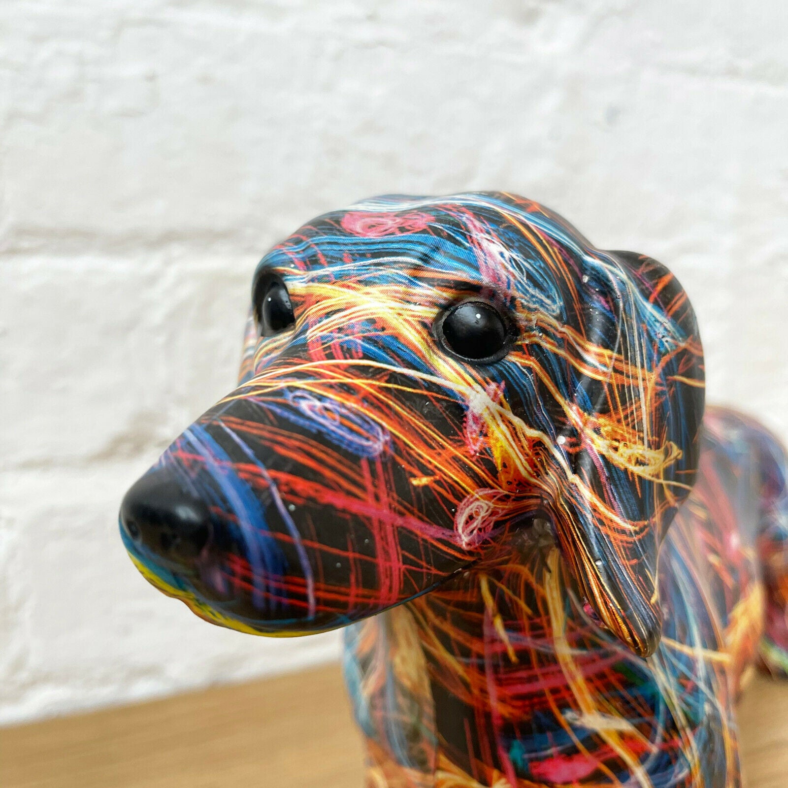 Colourful Sausage Dog Ornament