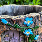Cement Fairy House Planter Large