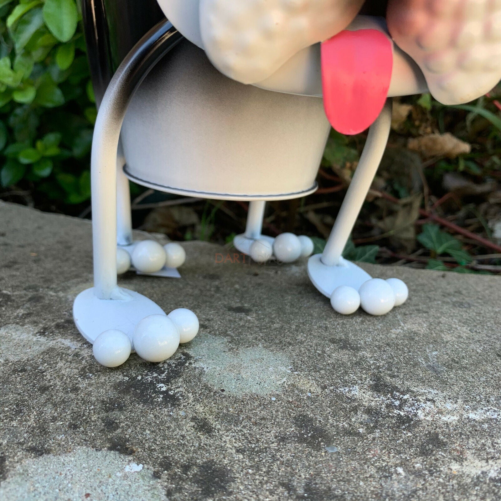Metal Wobbly Staffy Dog Planter