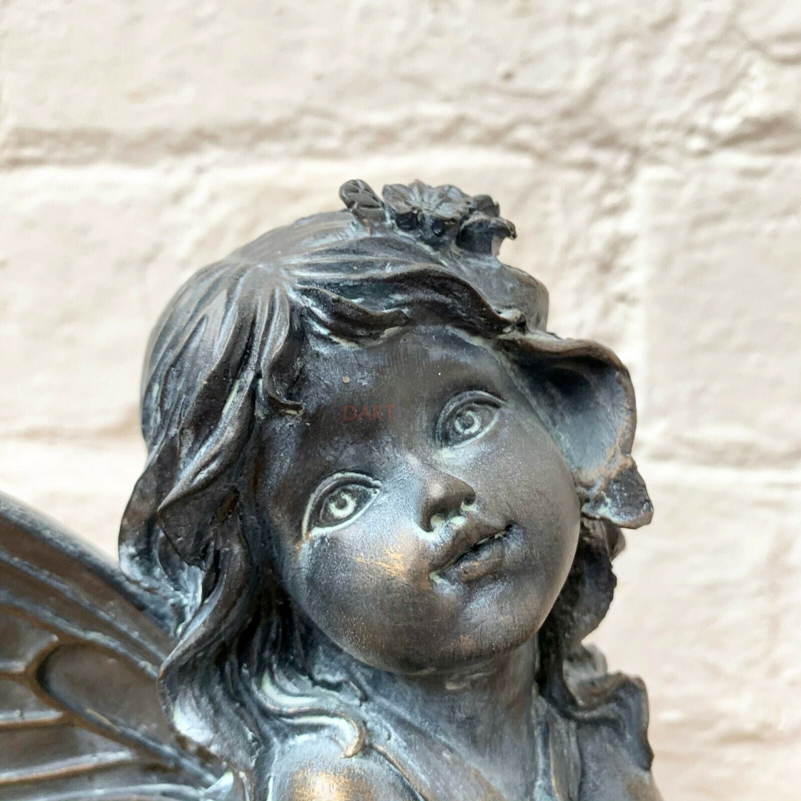 Bronze Resin Flower Fairy Ornament