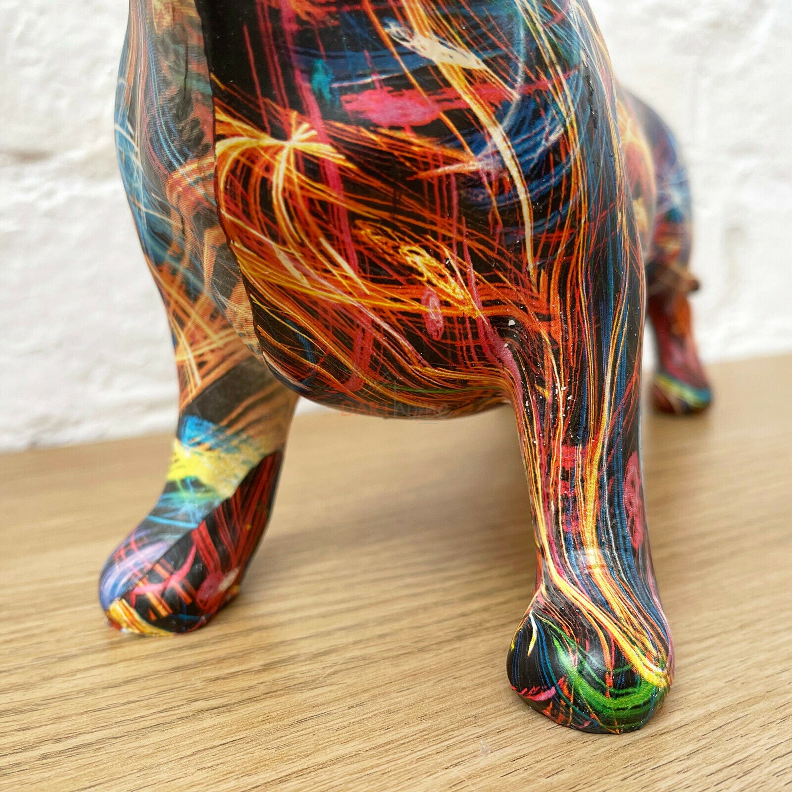 Colourful Sausage Dog Ornament