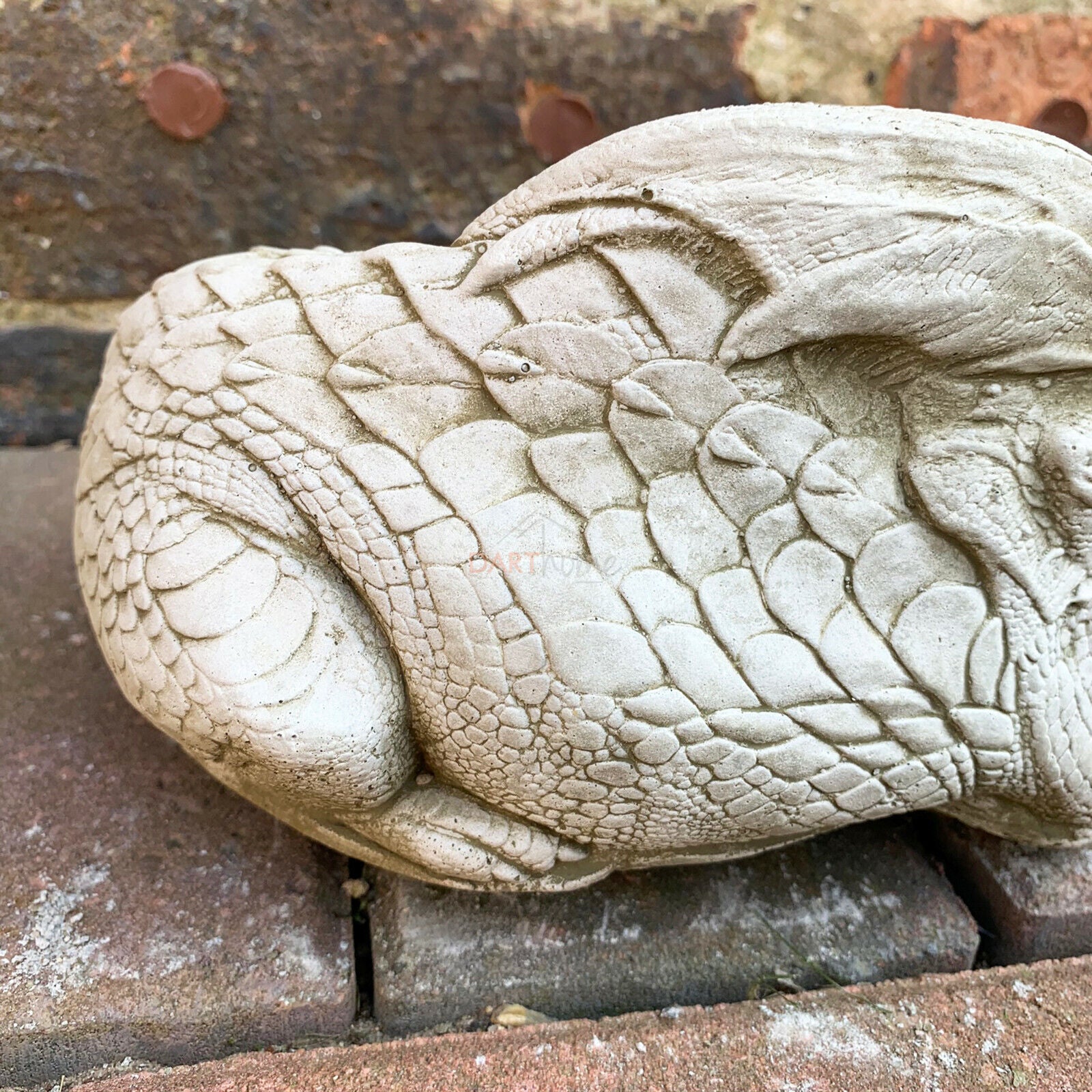 Stone Sleeping Dragon Garden Ornament 3kg