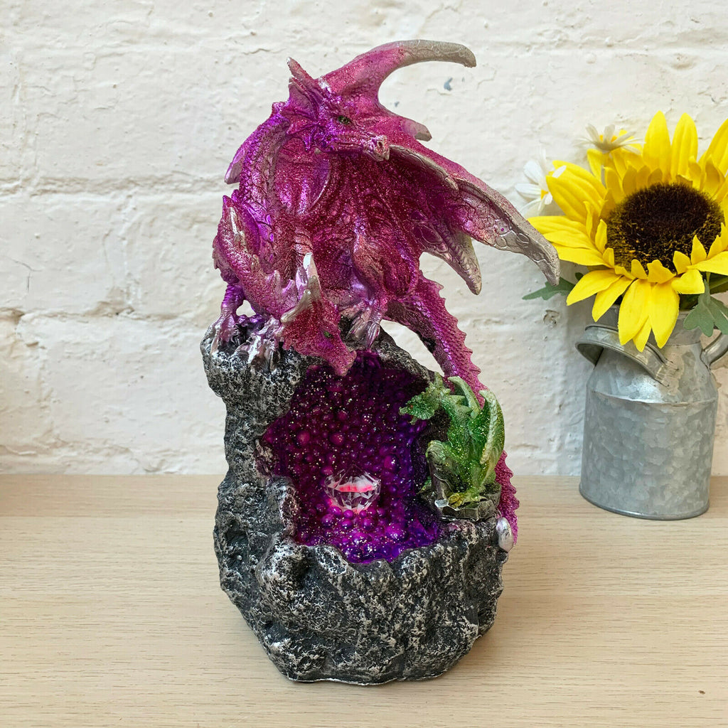 Light Up Purple Dragon Ornament