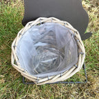 Silhouette Rabbit Woven Planter