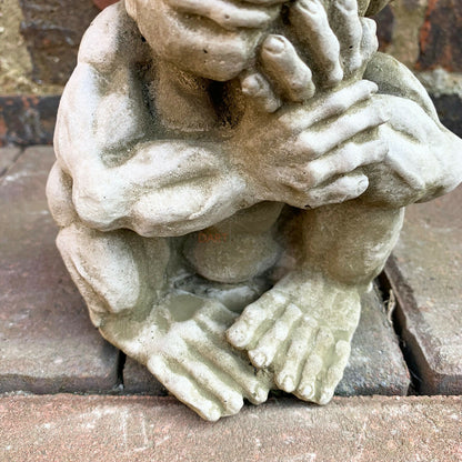 Stone Goblin Sprite Garden Sculpture