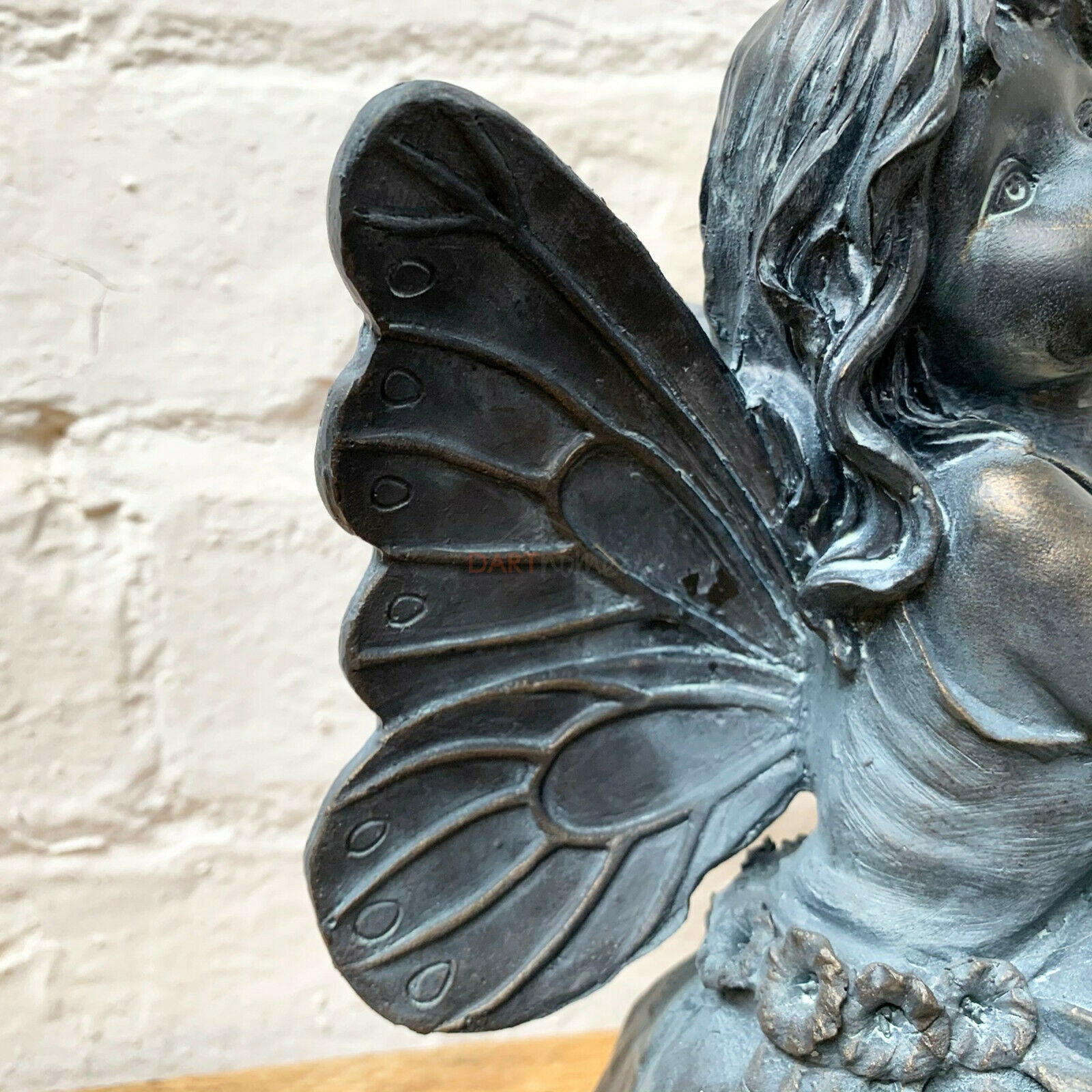 Bronze Resin Flower Fairy Ornament