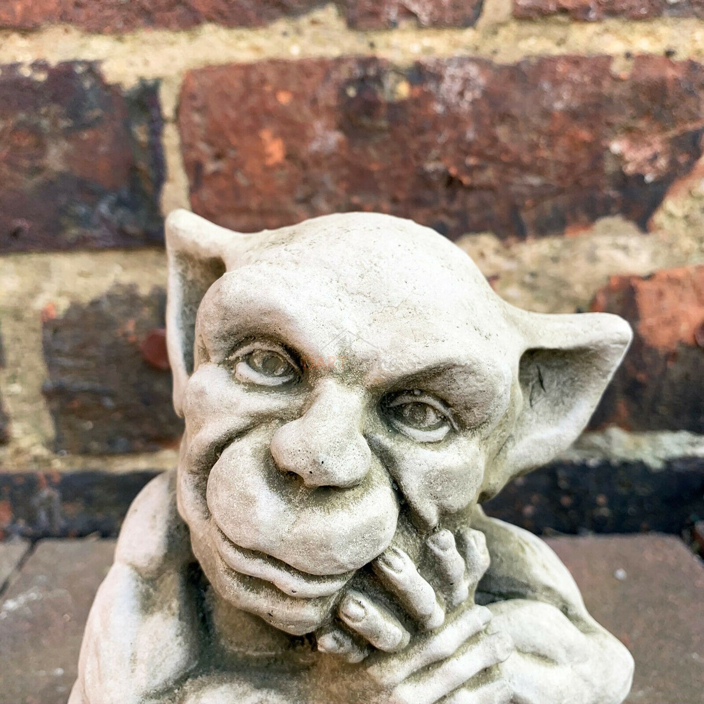 Stone Goblin Sprite Garden Sculpture