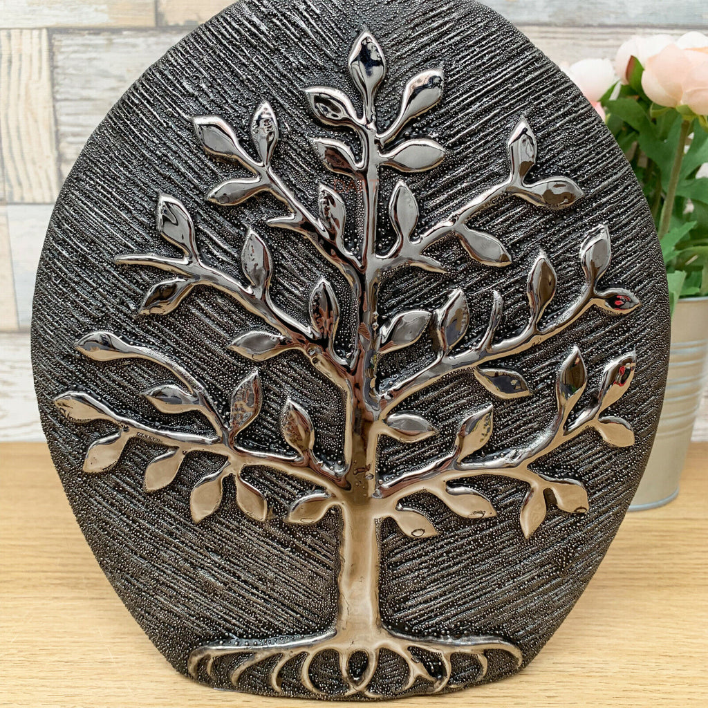 Round Ceramic Tree Of Life Vase