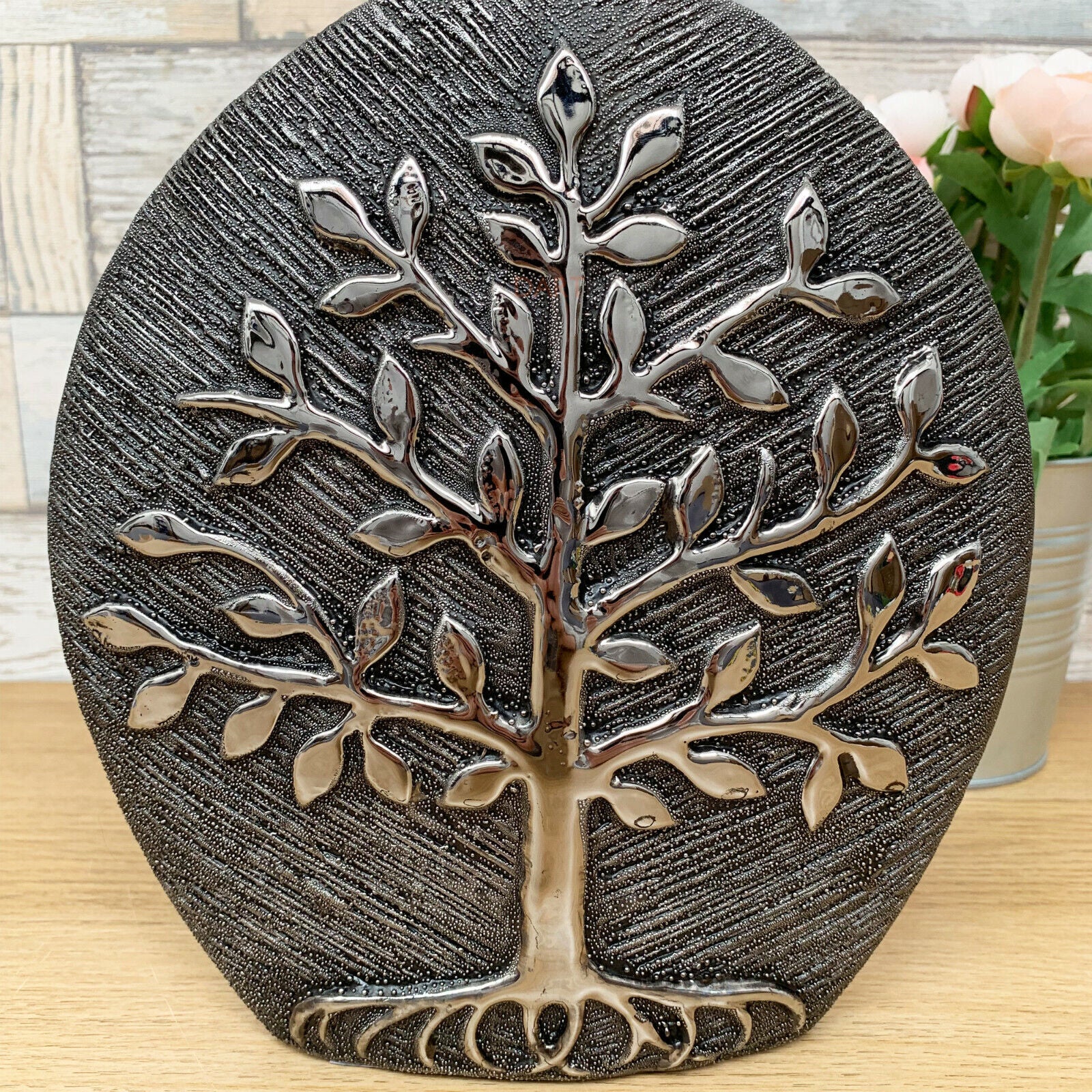 Round Ceramic Tree Of Life Vase
