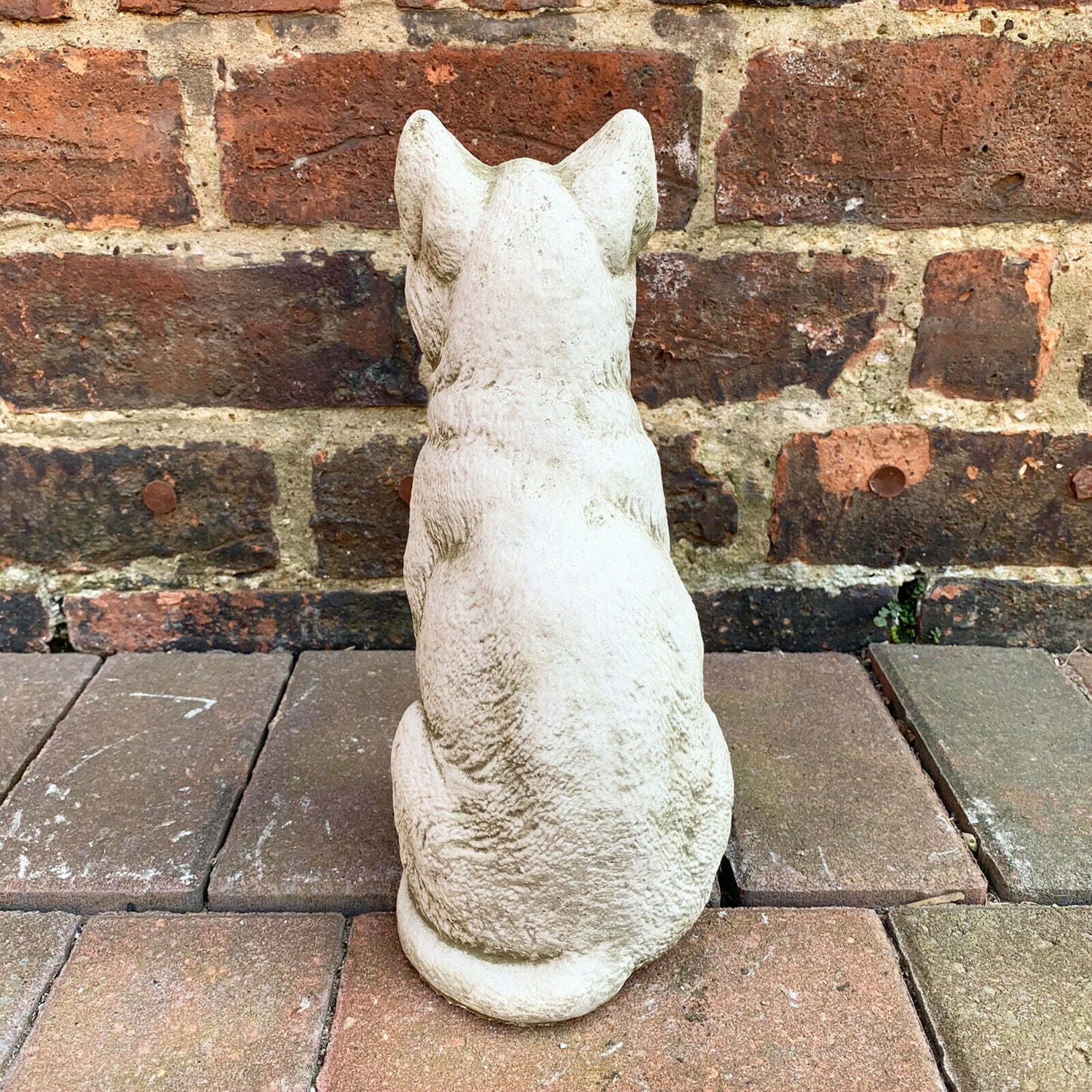 Stone Serene Cat Garden Sculpture 4kg