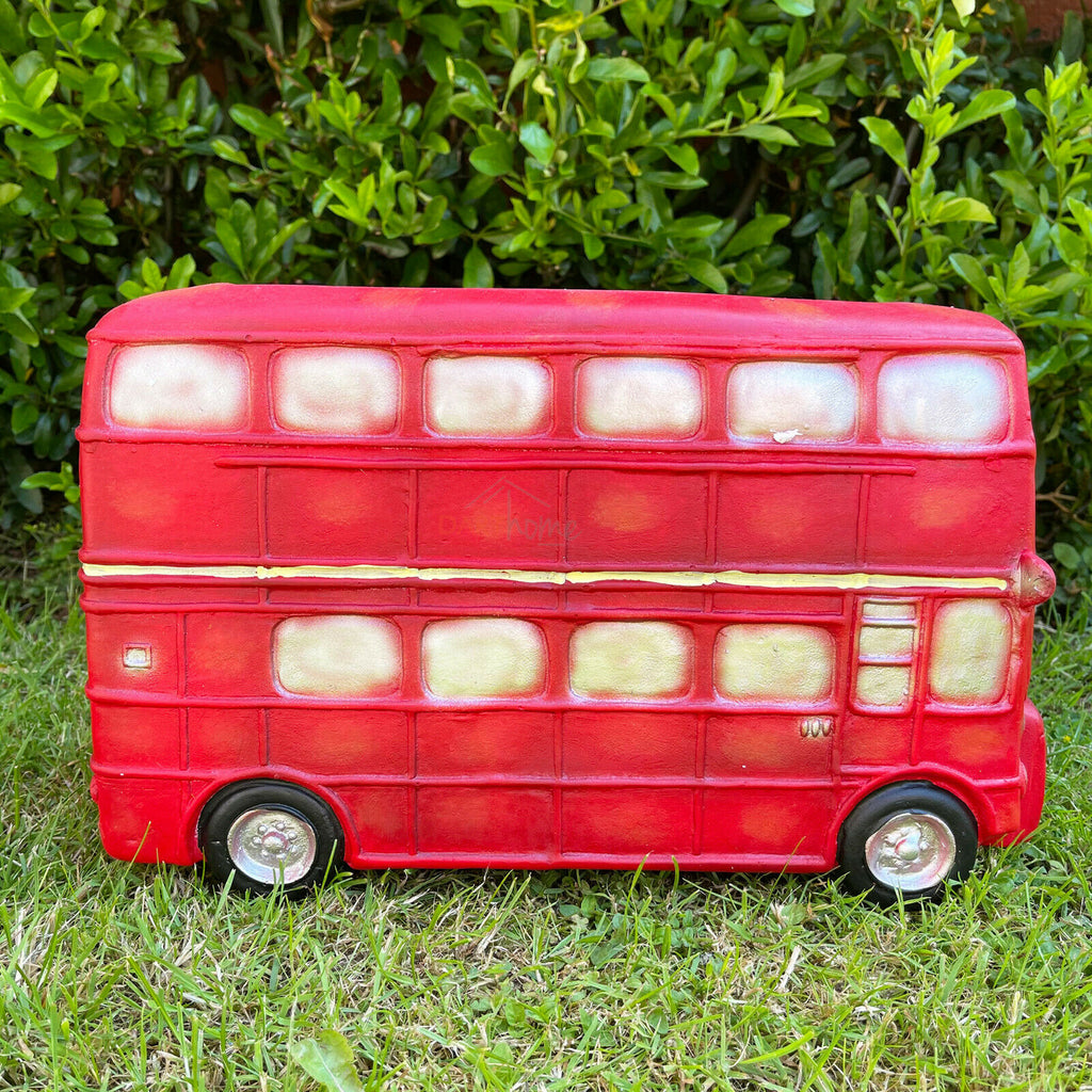 Red London Bus Planter