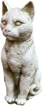 Stone Serene Cat Garden Sculpture 4kg