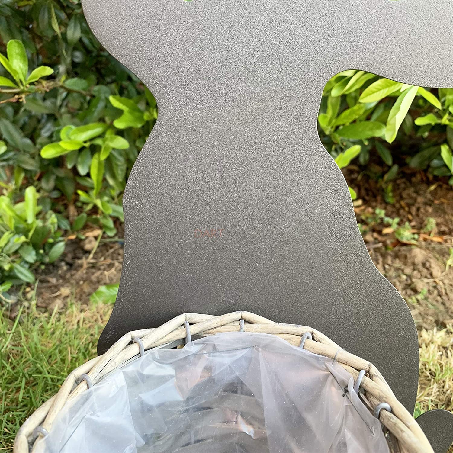 Silhouette Rabbit Woven Planter