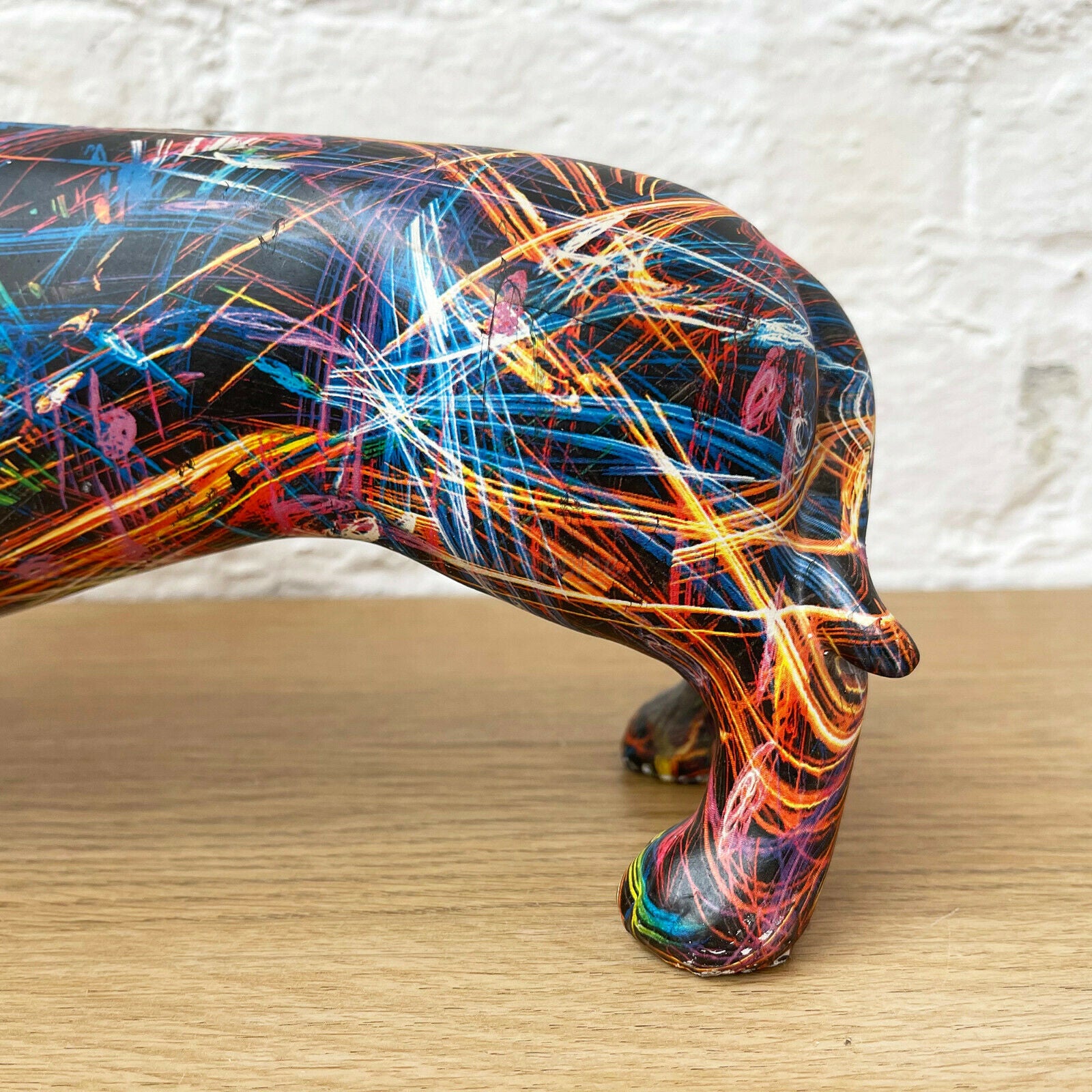 Colourful Sausage Dog Ornament