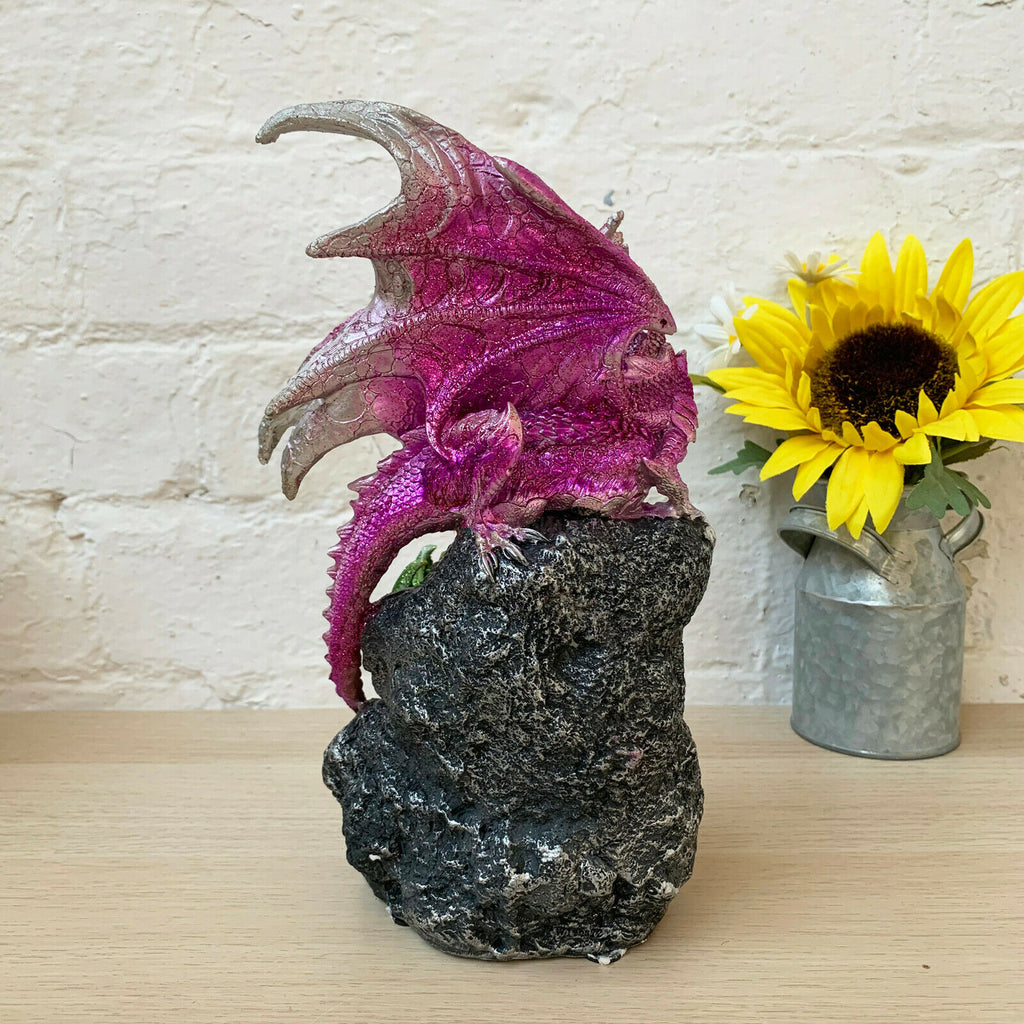 Light Up Purple Dragon Ornament