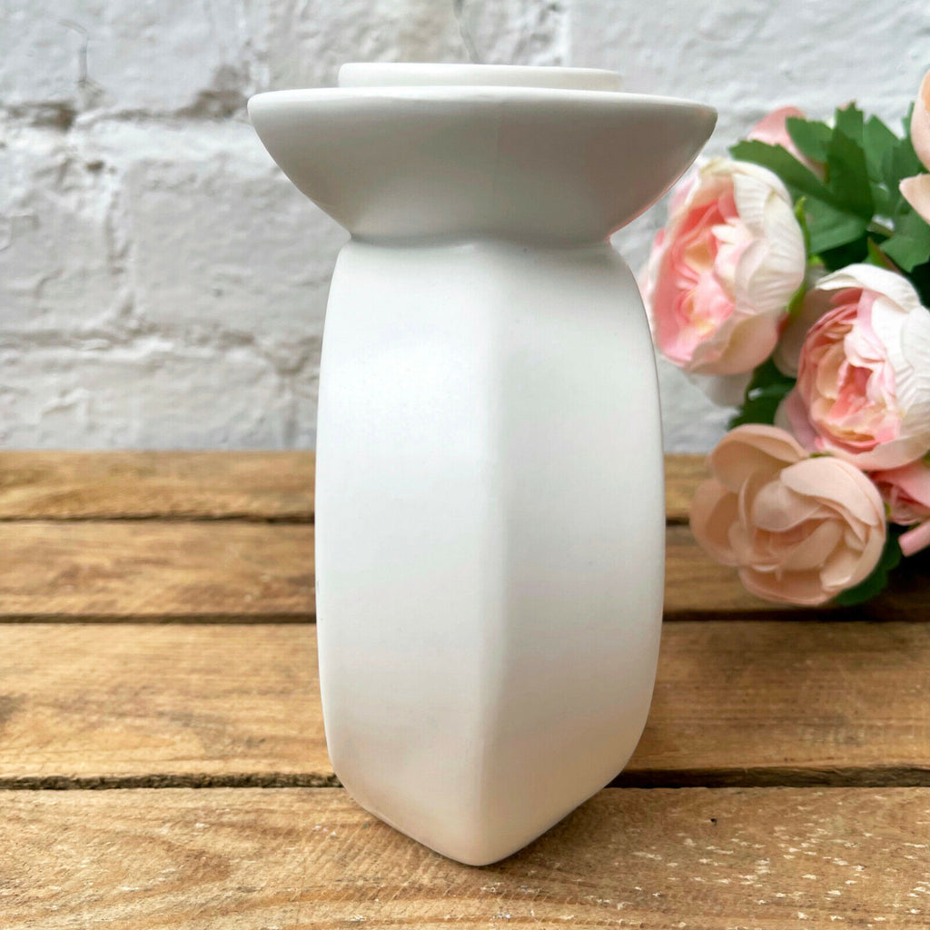 White Ceramic Wax Melt Burner 13cm