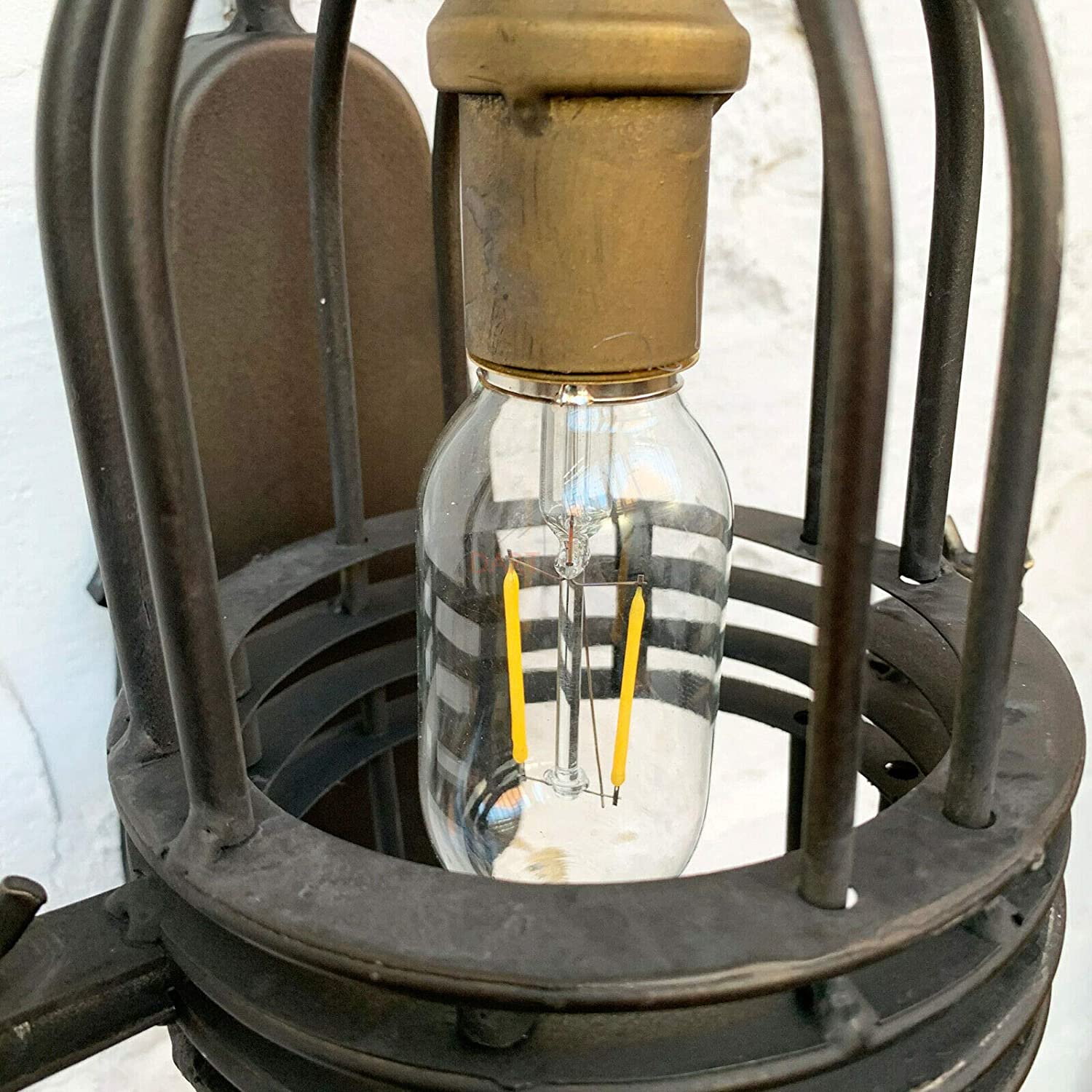 Industrial Caged Wall Lamp