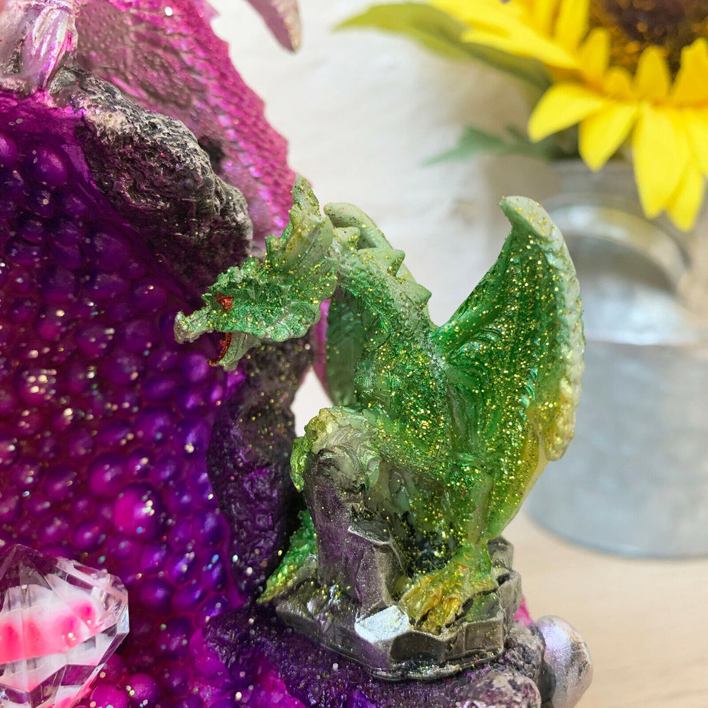 Light Up Purple Dragon Ornament